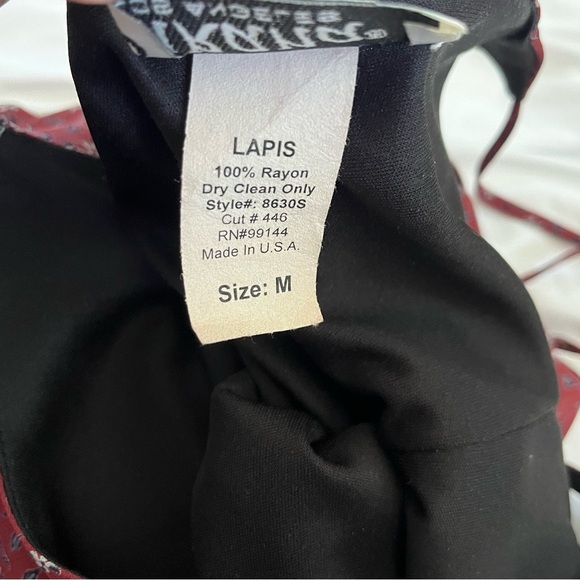 Cirana Los Angeles Elegant Burgundy Spaghetti Strap Dress Medium - Picture 6 of 11